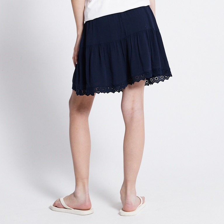Frill skirt "Blake star" Navy